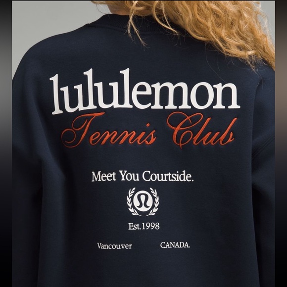 Lululemon Heavyweight Scuba Fleece Pullover *Tennis Club - Picture 5 of 7